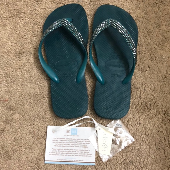 havaianas dark green